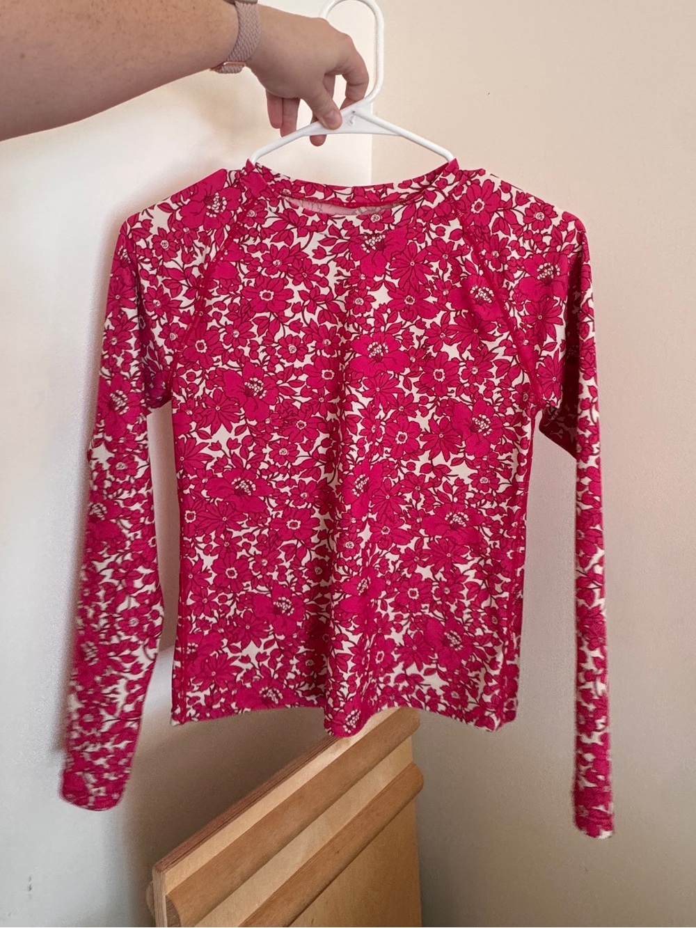 Crewcuts by J. Crew rashguard swim cover UPF 50 Sun Shirt Liberty London size 14